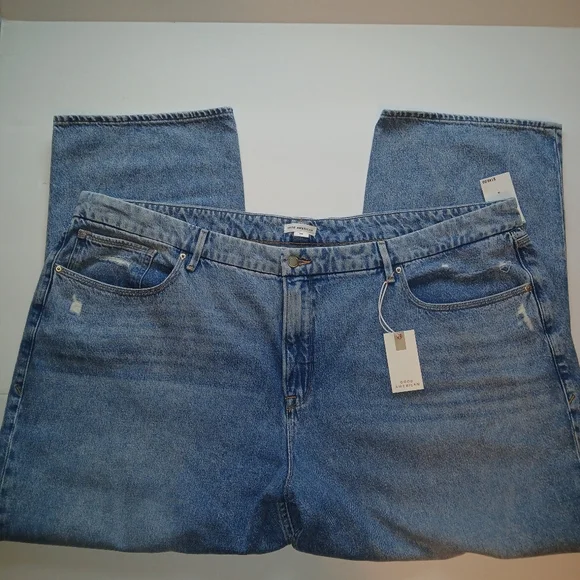 Good American Icon 90s Straight Leg Jeans 30" Inseam 26 Plus - Picture 6 of 11